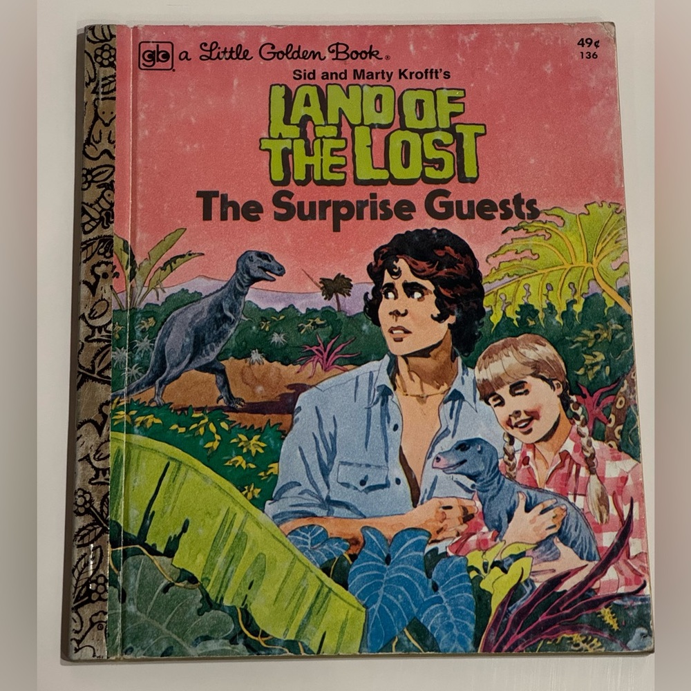 Vintage 1975 Little Golden Book Krofft’s Land of the Lost: The Surprise Guests